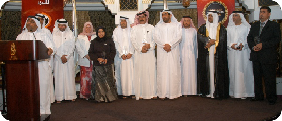 Celebrating dignitaries at the awards